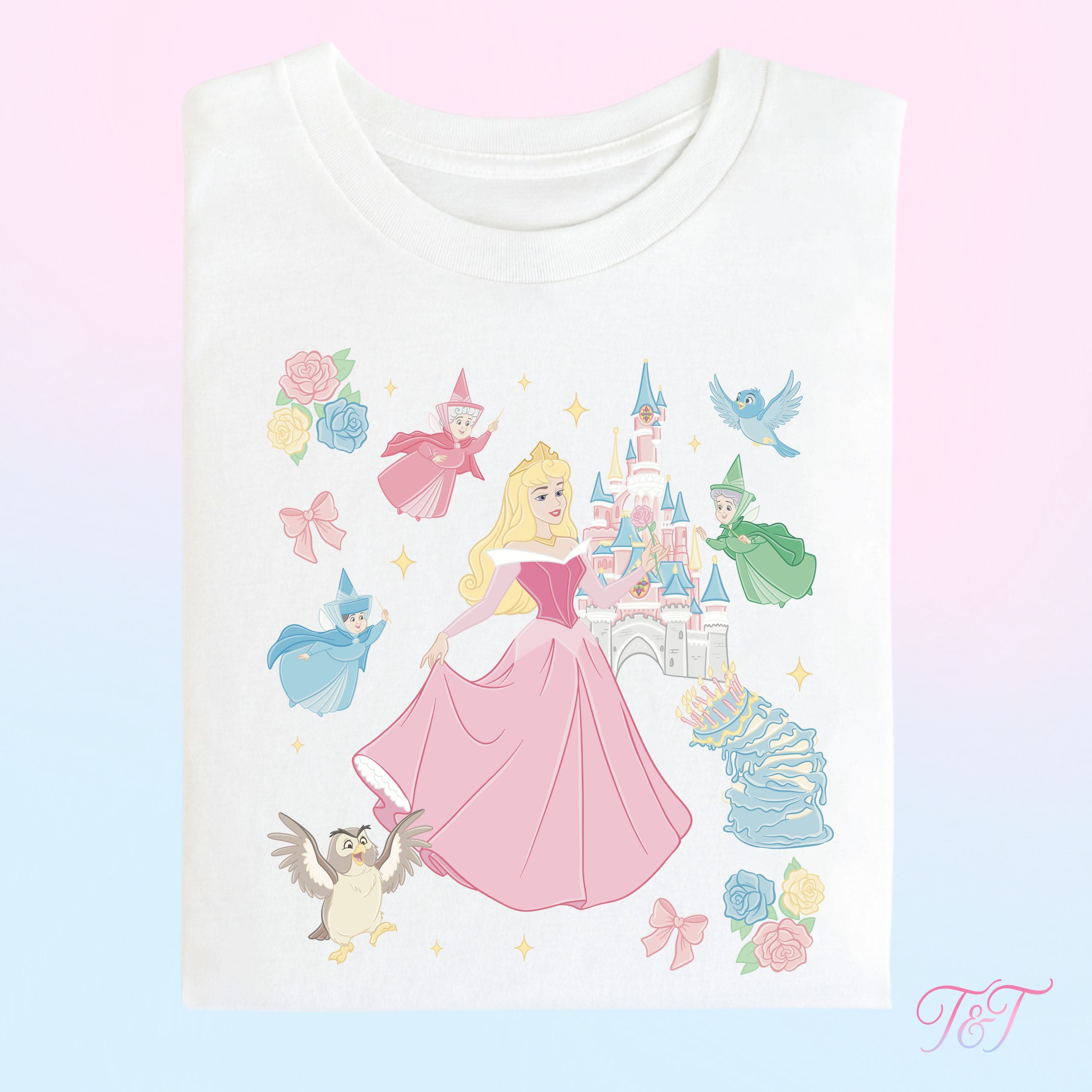 Aurora Exclusive Pink Dress T-Shirt