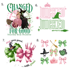 Wicked Design Sweatshirt | Pink & Green Park Day