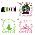 Wicked Design Sweatshirt | Pink & Green Park Day