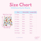 Studio Park Kids Cycle Shorts | Theme Park Print