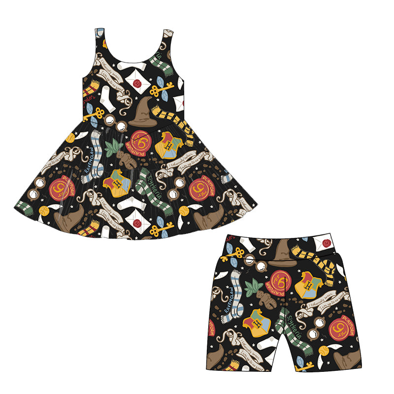 Wizarding Dress with Cycle Shorts