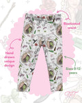 Witchy Besties Kids Leggings | Spellbook Print
