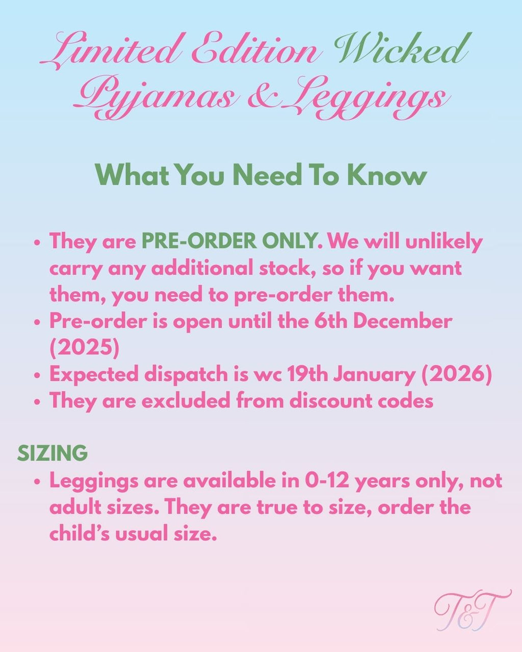 Witchy Besties Kids Leggings | Spellbook Print