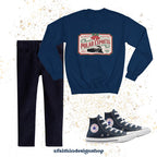 Personalised Train Ticket Jumper | Christmas Park Days