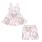 Coquette Castle Dress with Cycle Shorts