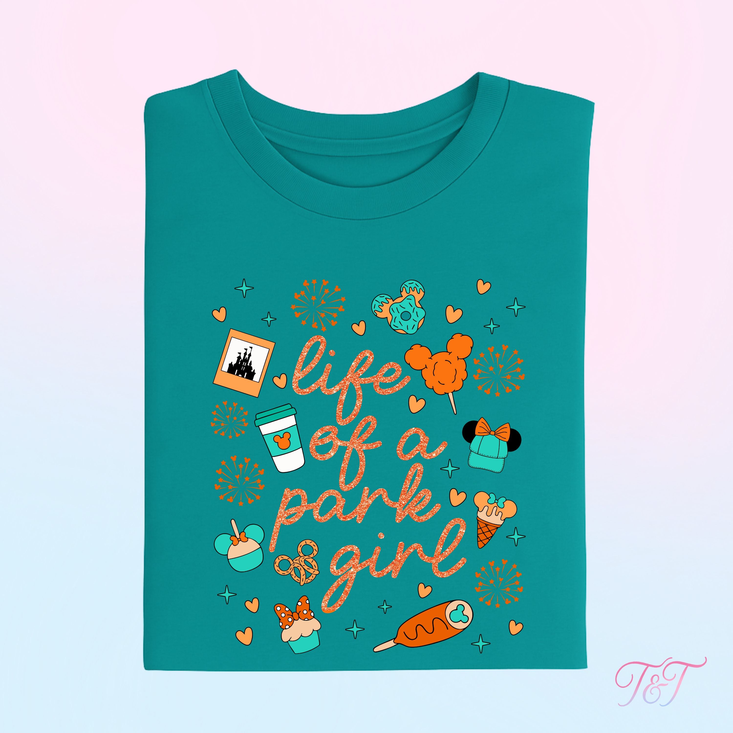 Life of a Park Girl T-Shirt | Park Day Outfit Graphic Tee