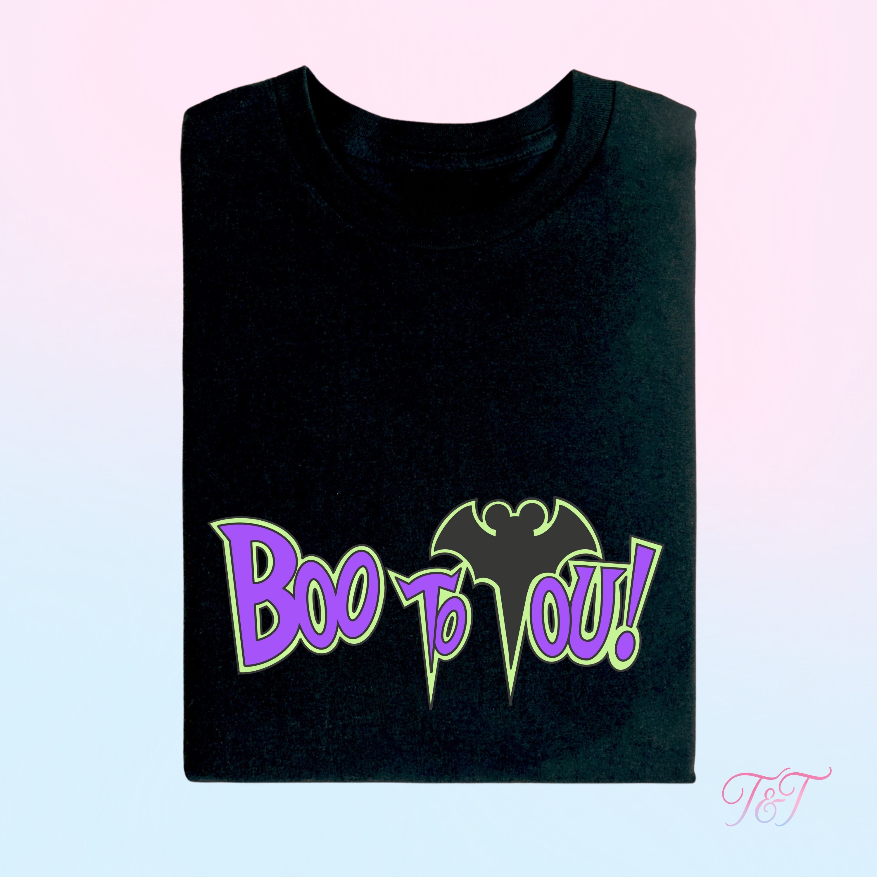 Halloween Boo Graphic T-Shirt | Theme Park Outfit