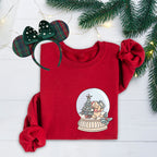 Small Honey Bear Snowglobe T-Shirt | Pocket Print