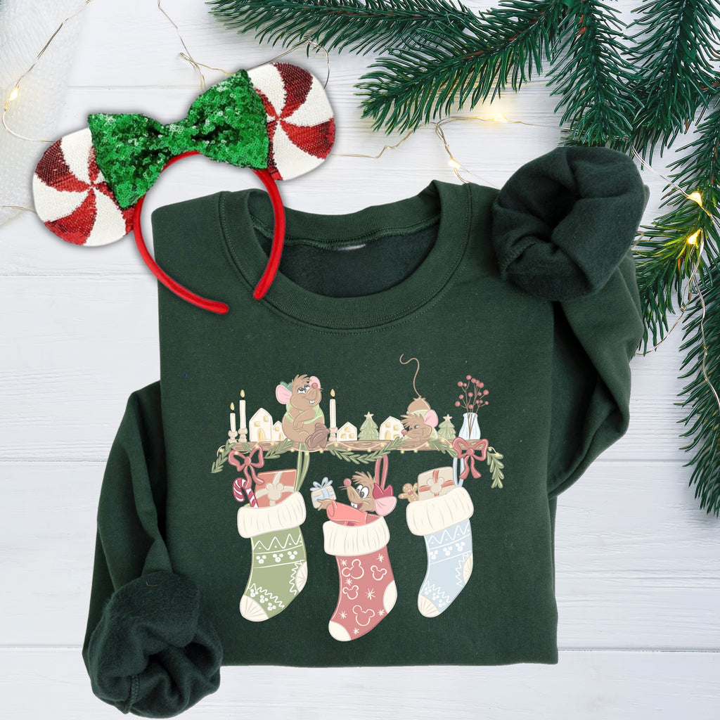 Mice Stocking Shelf Jumper | Fairytale Christmas
