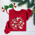 Merry Mouse Friends Sweatshirt | Christmas Park Days