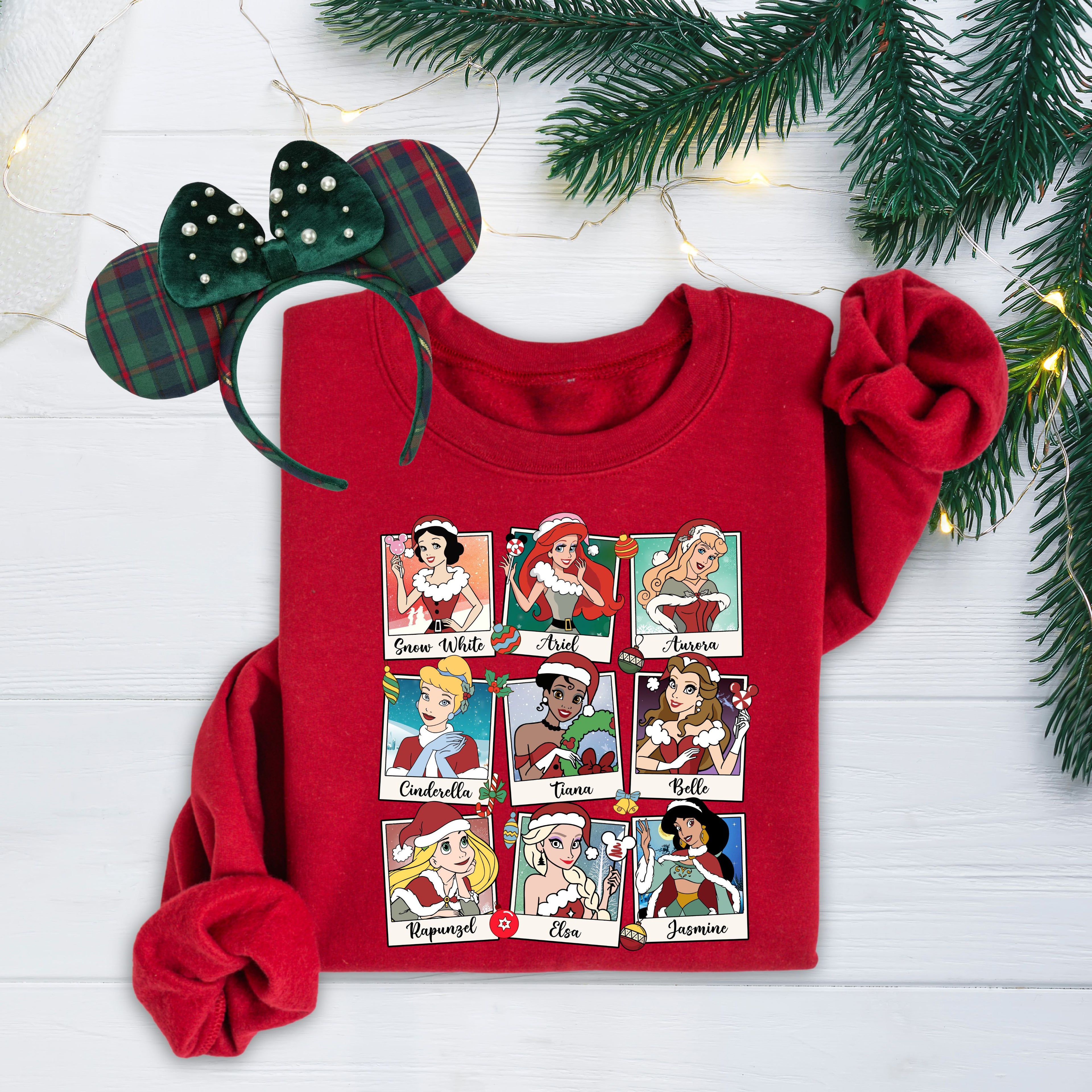Christmas Polaroid Princess Sweatshirt | Park Days