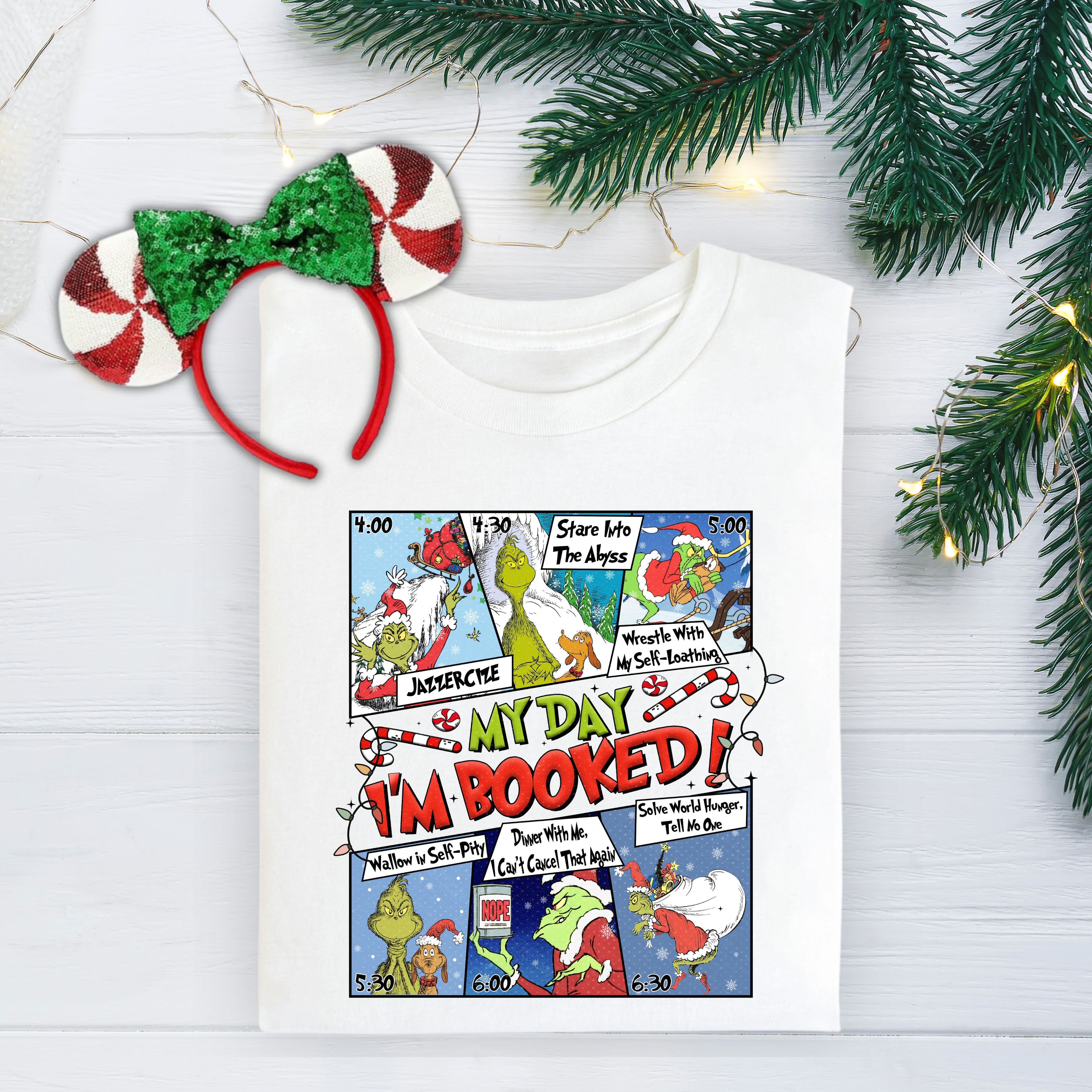 I’m Booked Christmas Sweatshirt | Funny Park Outfit