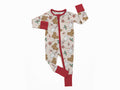 Baby Christmas Sleepsuit | Cookies & Milk Print