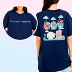 T&T Exclusive Unisex 'On My Way To A Magical Day' Skyliner Double Sided T-Shirt