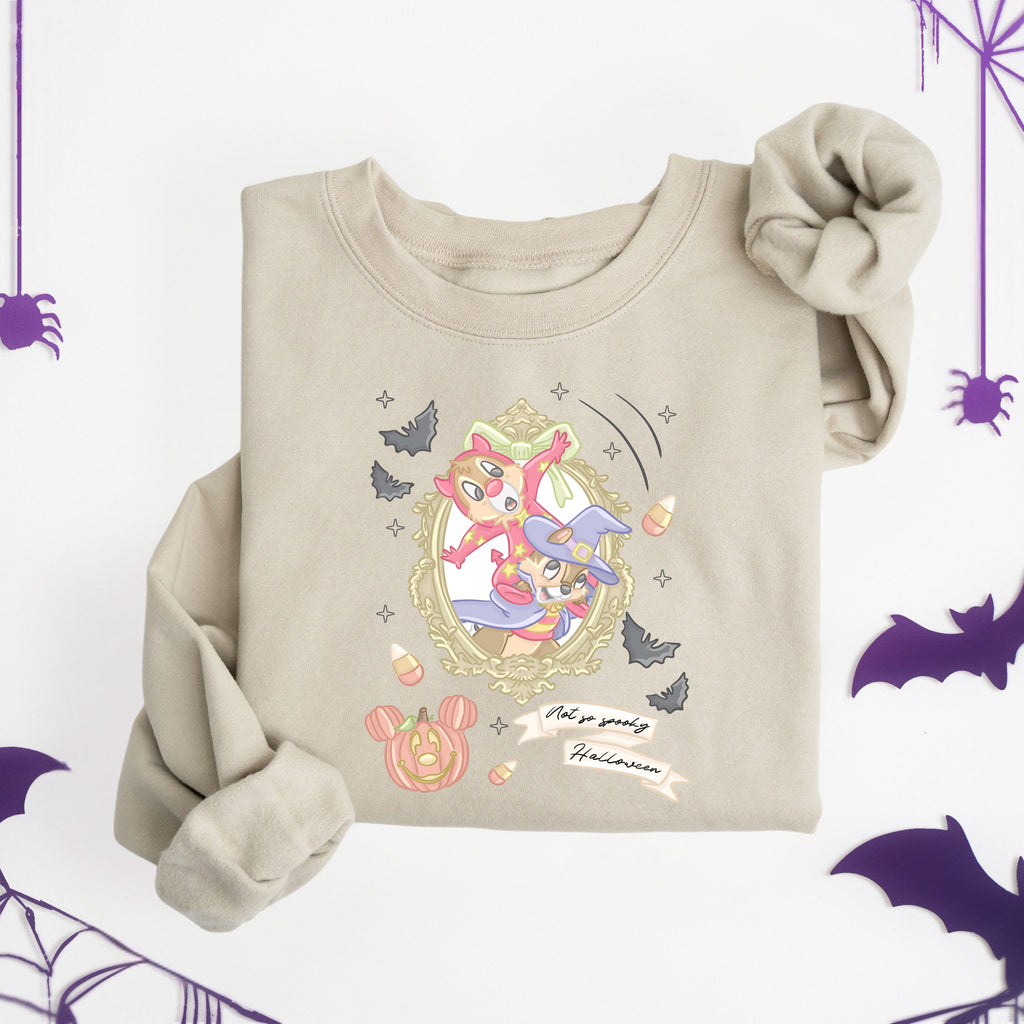 Spooky Chipmunks Sweatshirt | Halloween Park Day Outfit