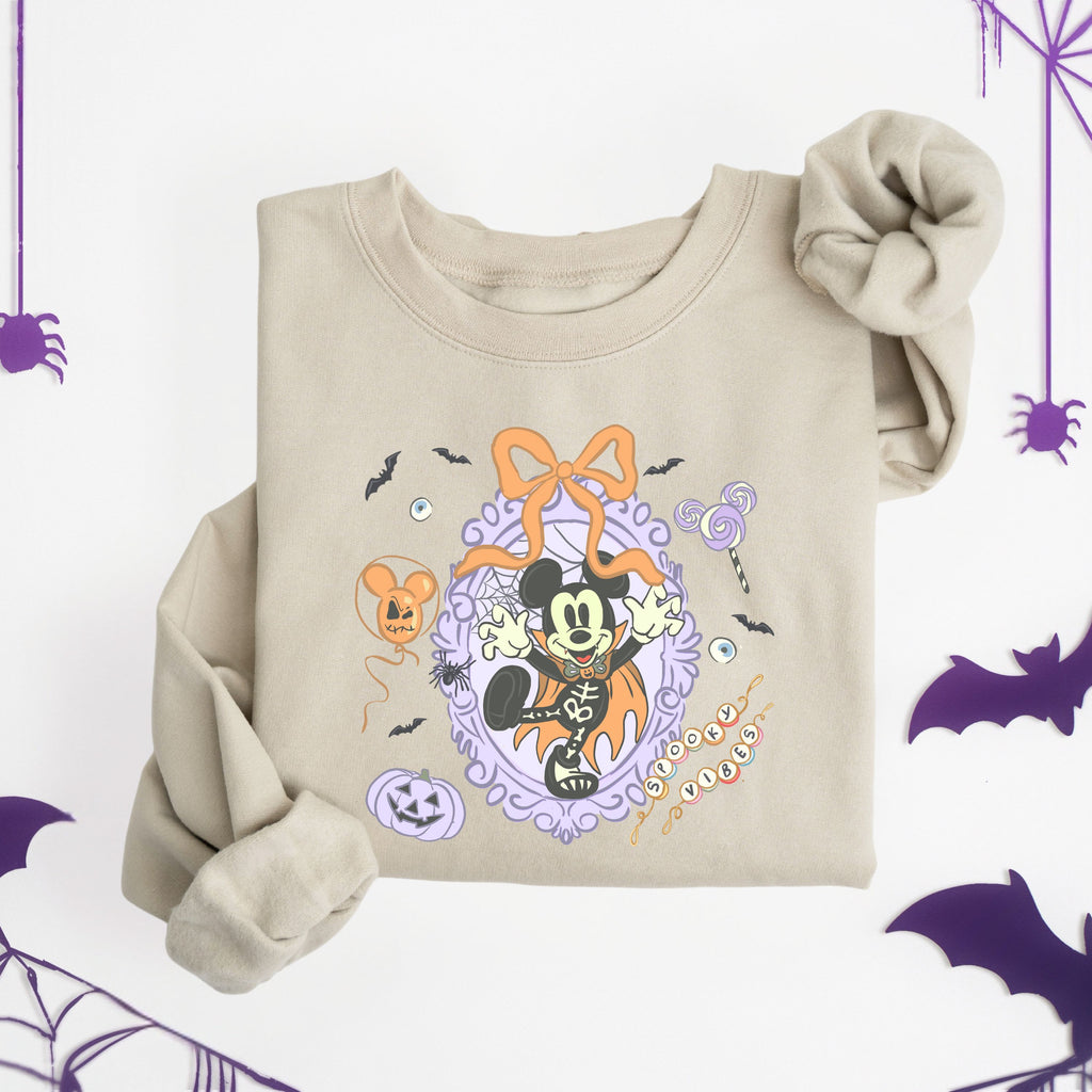 Halloween Spooky Mouse Sweatshirt | Park Day Outfit