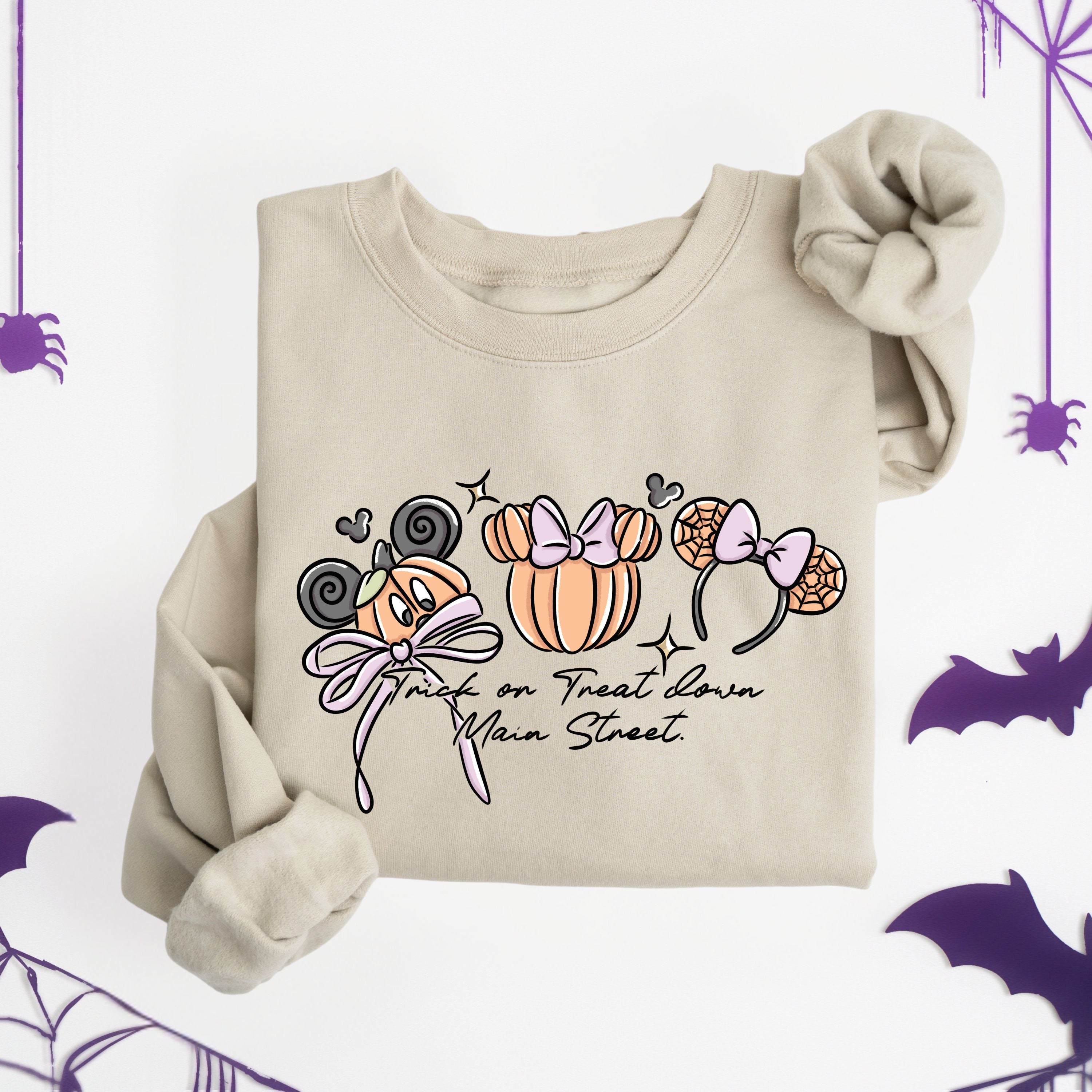 Halloween Trick or Treat Ear Design Sweatshirt | Park Day Ready