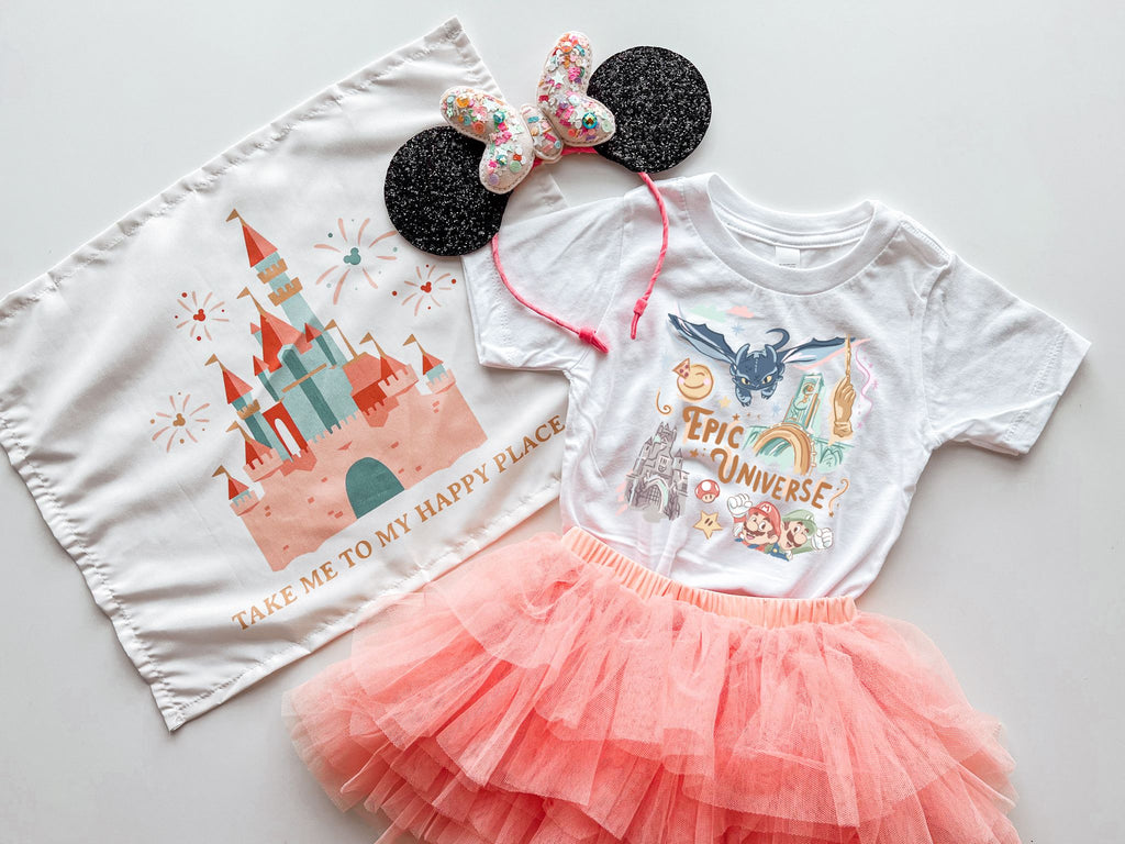 Epic Collage T-Shirt | Fantasy Park Day Graphic Tee