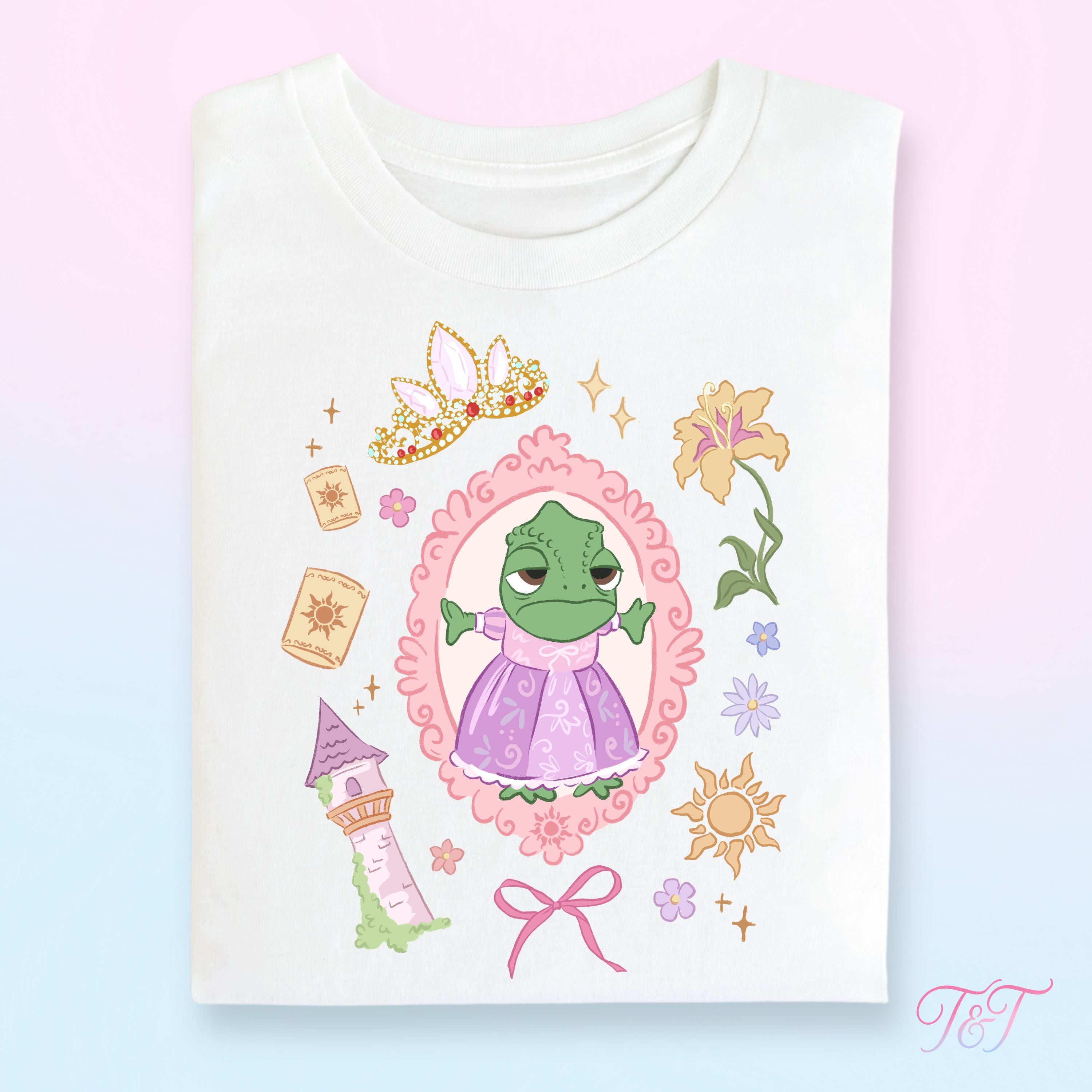 Royal Reptile Full Graphic T-Shirt