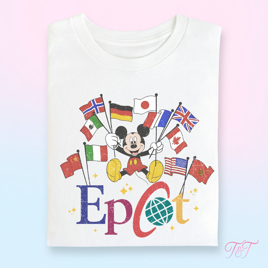 EPCOT Flags T-Shirt