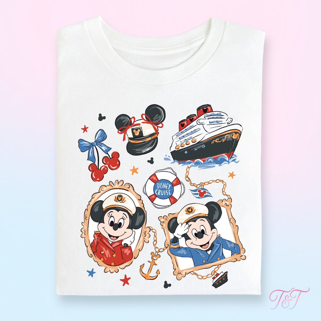 Cherry Cruise Full Graphic T-Shirt