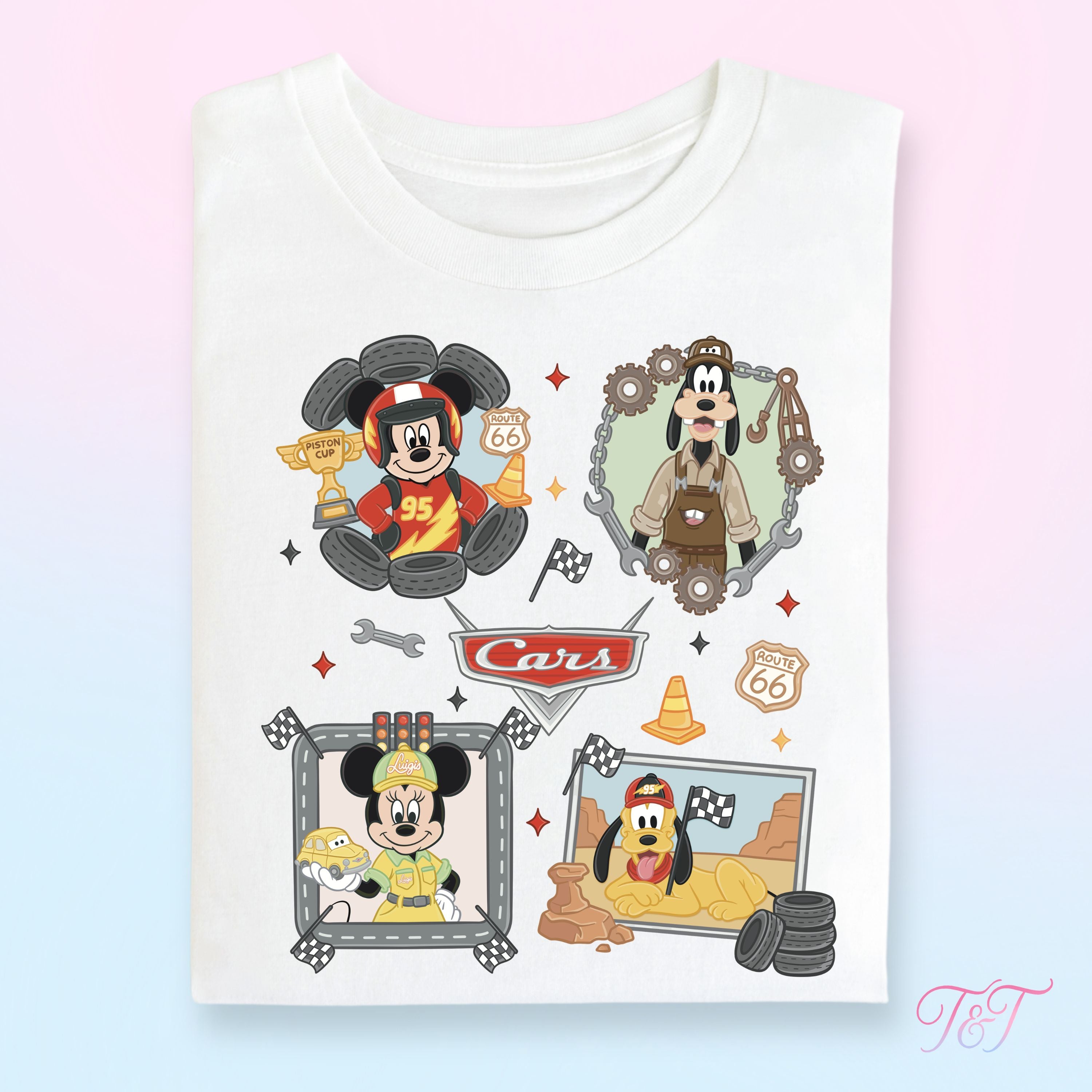 Mouse & Friends X Cars T-Shirt