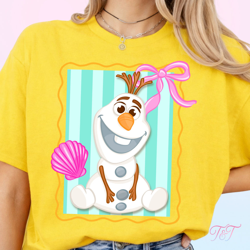 Summer Sidekick: Snowman T-Shirt