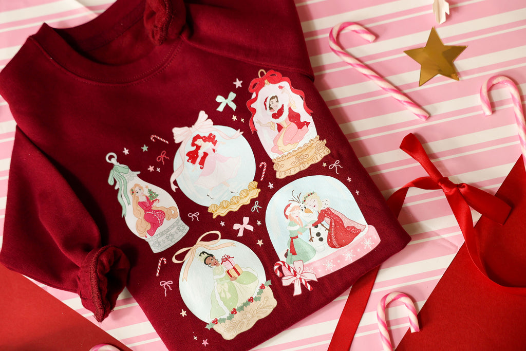 Princess Snowglobe Sweatshirt | Christmas Park Days