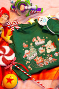 Toys Christmas Train Set Sweatshirt | Park Day Outfit