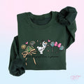 Winter Princess 'For The First Time In Forever' Quote Design Jumper