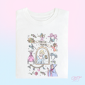 Glass Slipper Princess Full Design T-Shirt