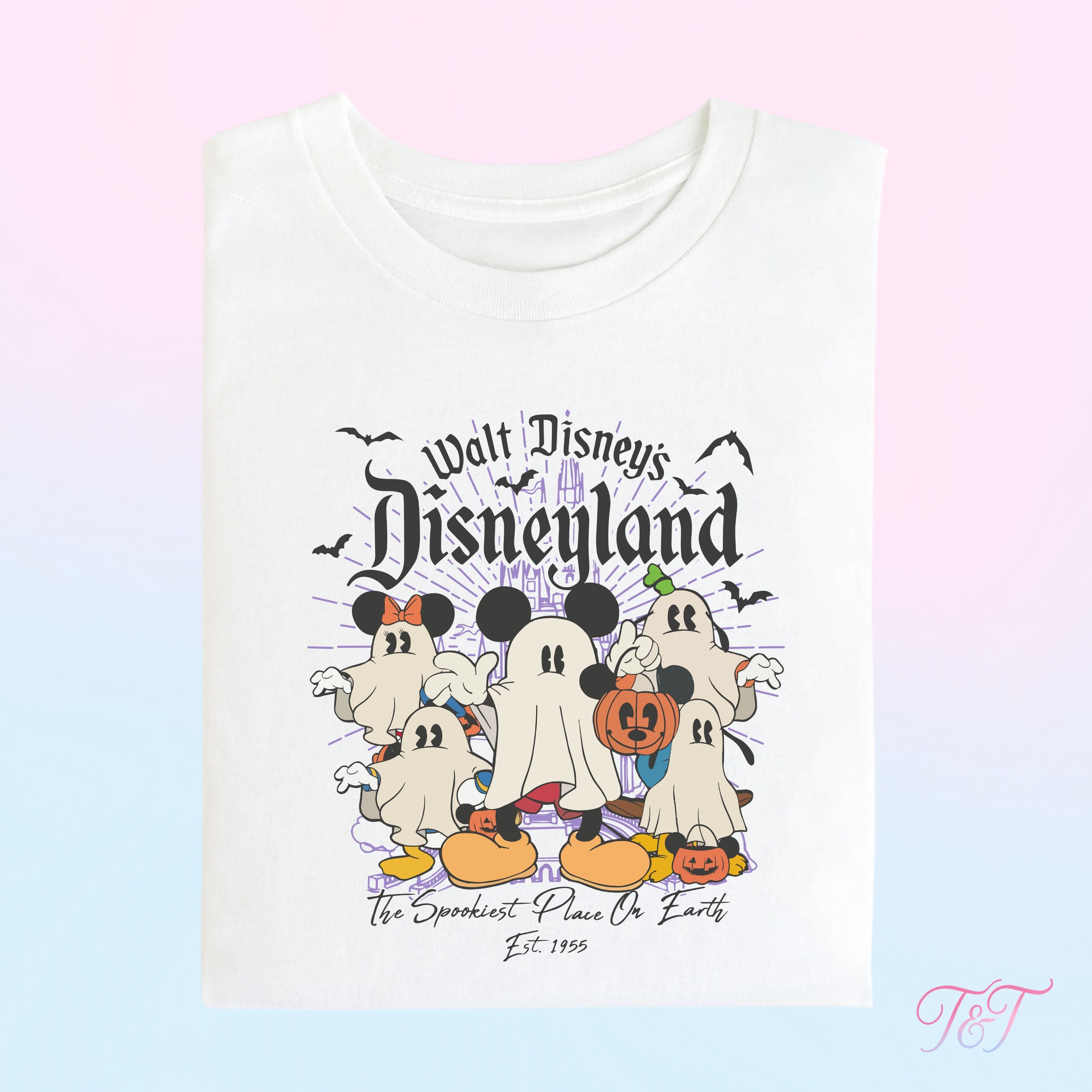 Halloween Mouse & Friends Ghosts T-Shirt | Retro Park Tee