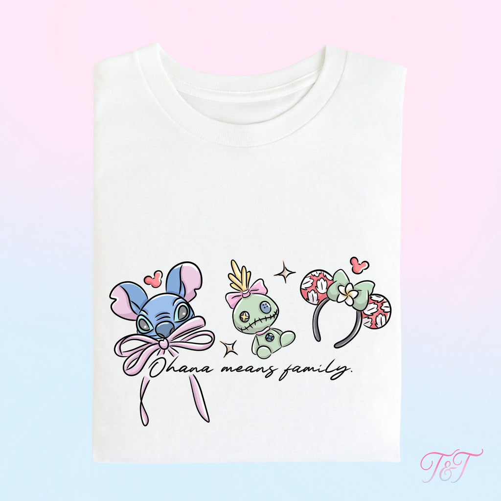 Tropical Alien Ear Design T-Shirt | Park Day Outfit