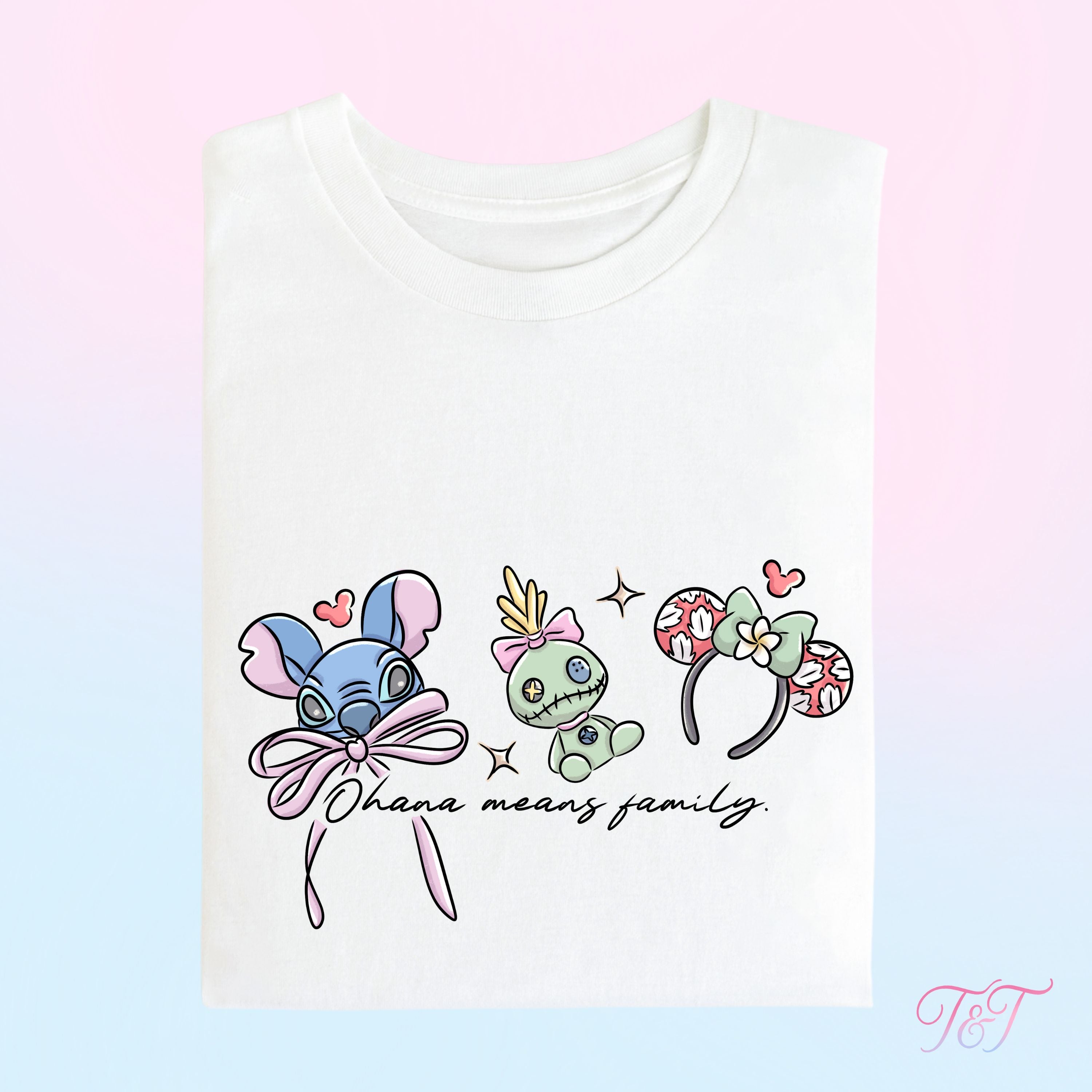 Tropical Alien Ear Design T-Shirt | Park Day Outfit