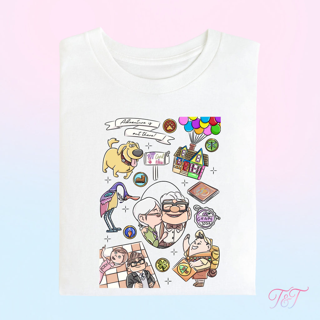 Full 'Adventure Is Out There' T-Shirt