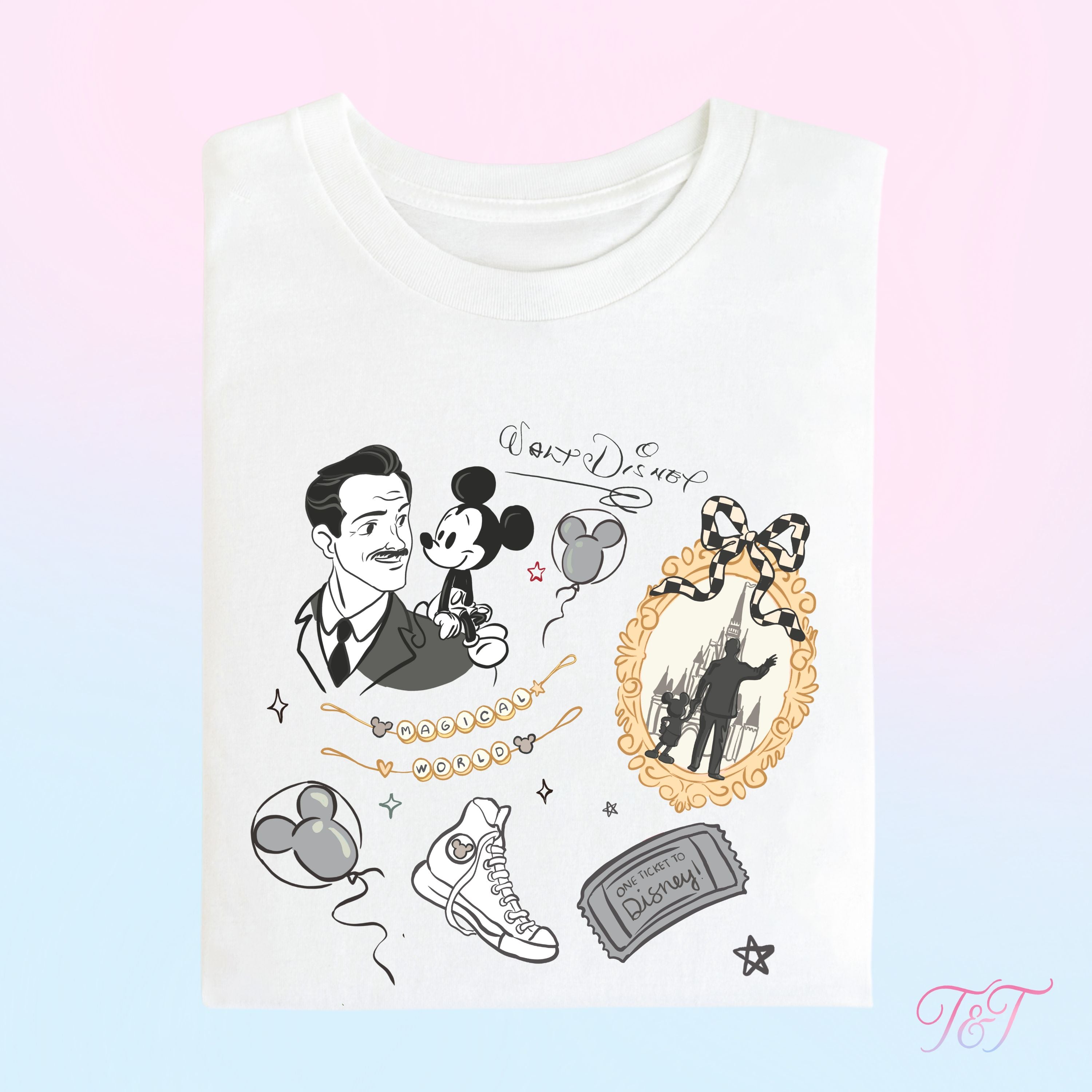 Vintage Park Duo T-Shirt | Classic Animation Tee
