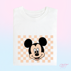 Mouse Chequered Retro T-Shirt | Park Day Graphic Tee