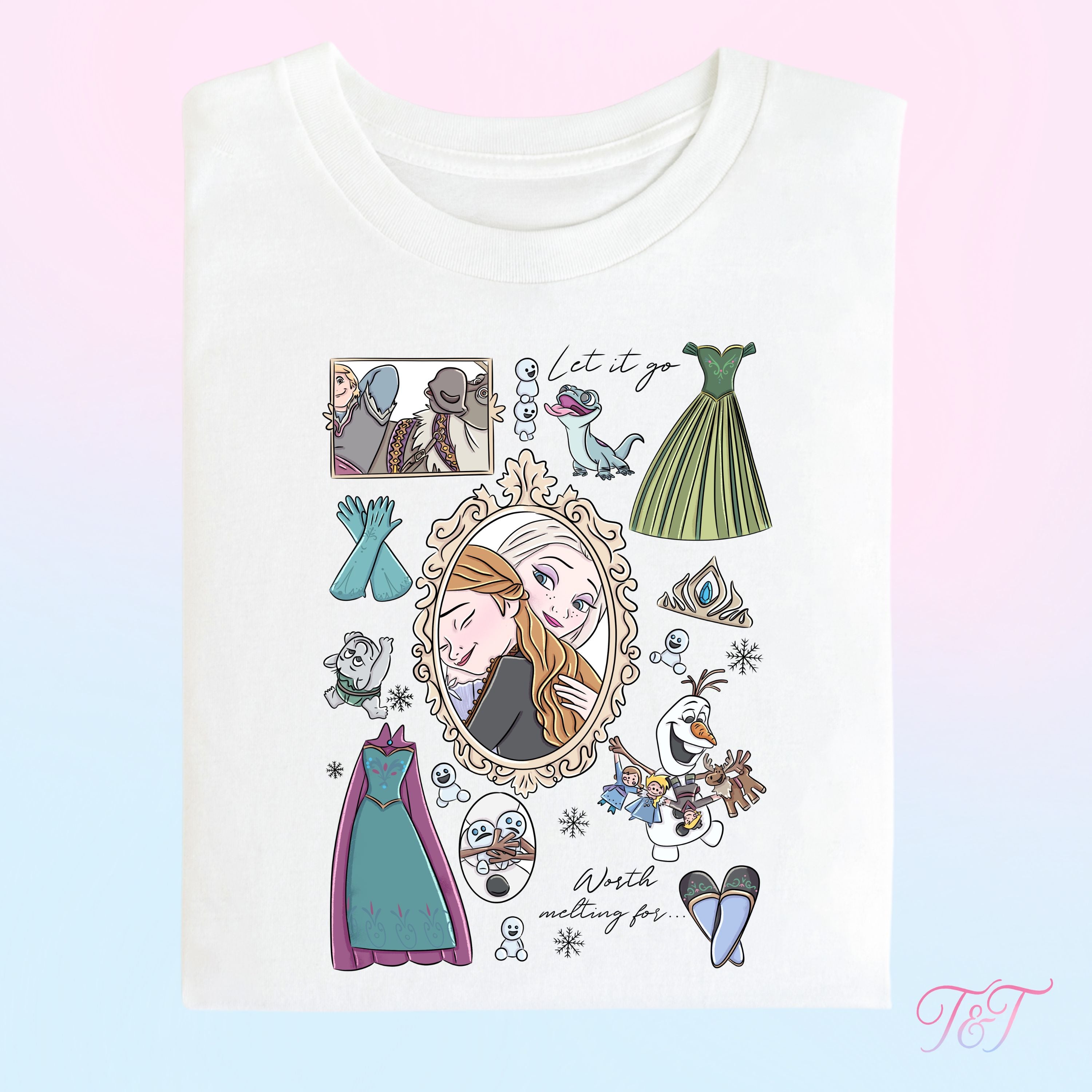 Winter Sister Full Graphic T-Shirt