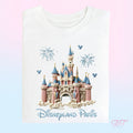 Paris Castle Crochet Effect T-Shirt