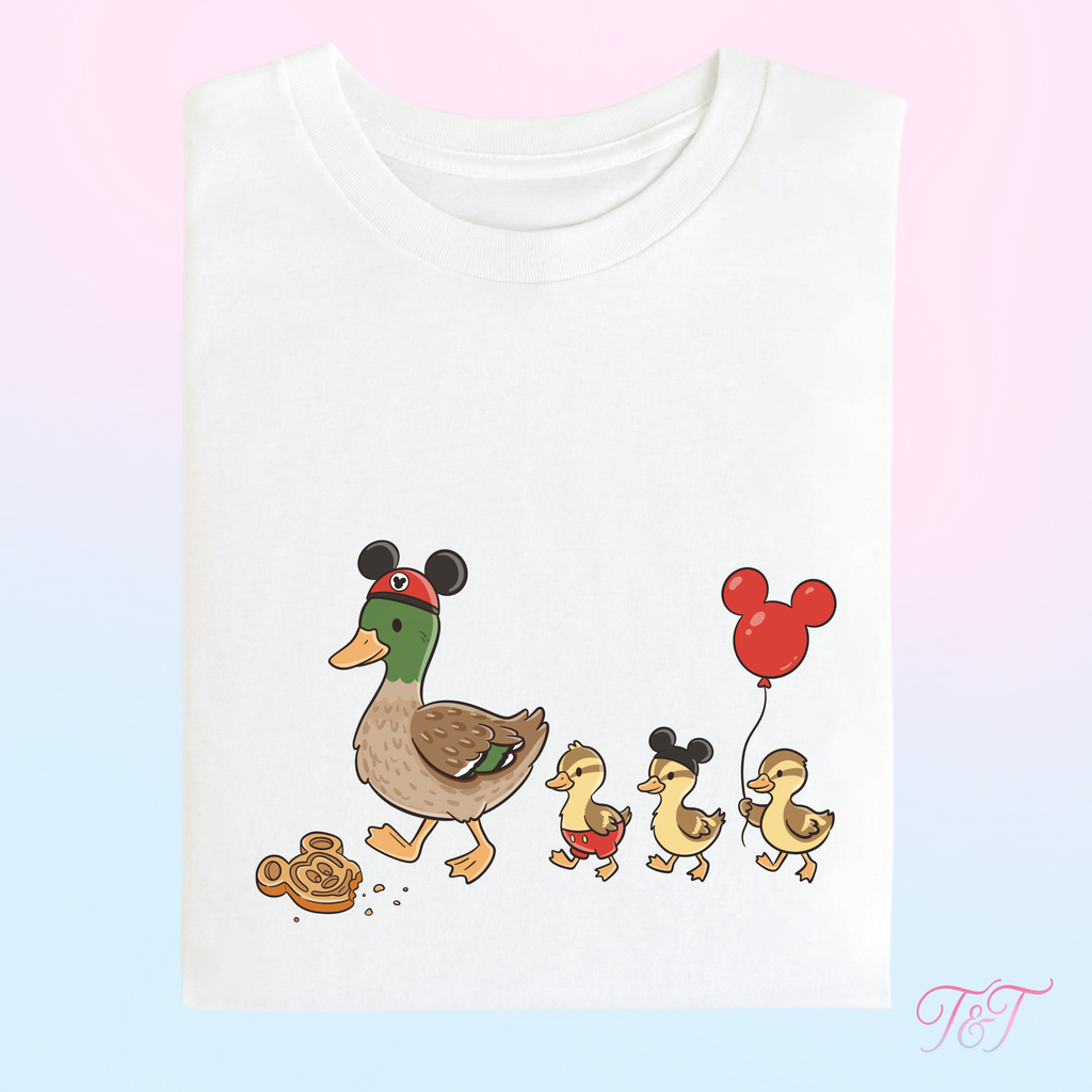 Park Ducks Design T-Shirt