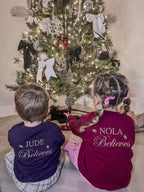 Personalised Train Ticket Jumper | Christmas Park Days