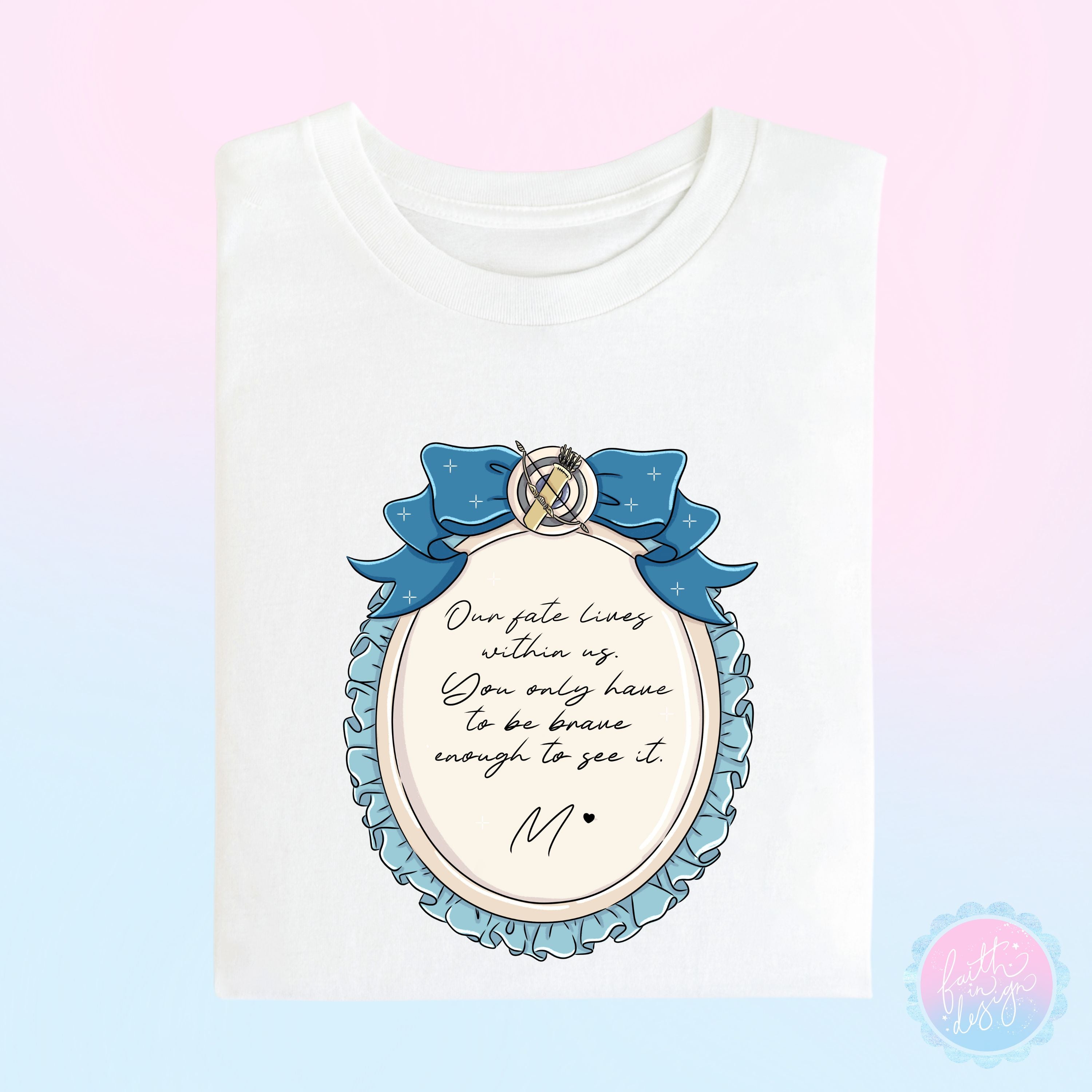 The Brave Princess Frame Quote T-Shirt