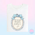 The Ice Queen Winter Frame Quote T-Shirt | Blue Salamander Bow