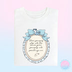 The Ice Queen Winter Frame Quote T-Shirt | Blue Salamander Bow