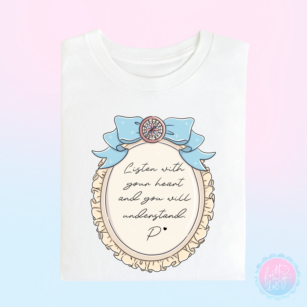 The Wind Princess Compass Frame Quote T-Shirt