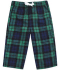 Navy & Green Tartan Pyjama Bottoms | Kids & Baby