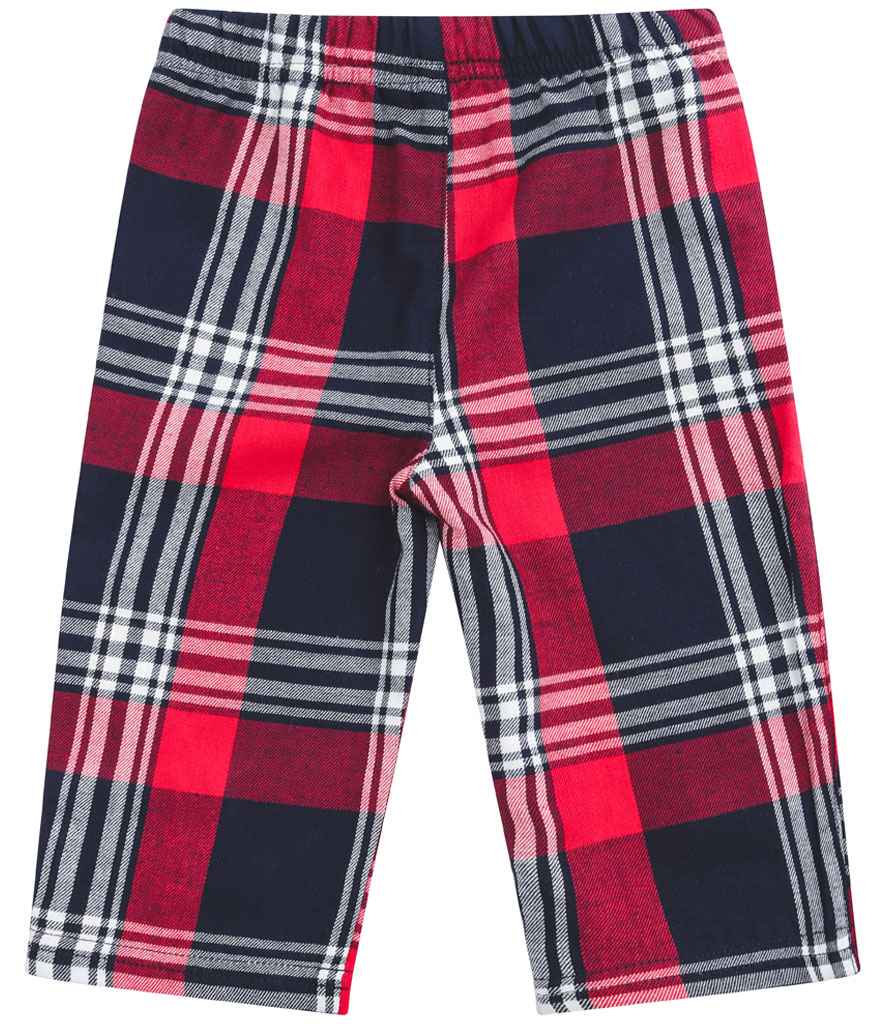 Red & Navy Tartan Pyjama Bottoms | Kids & Baby