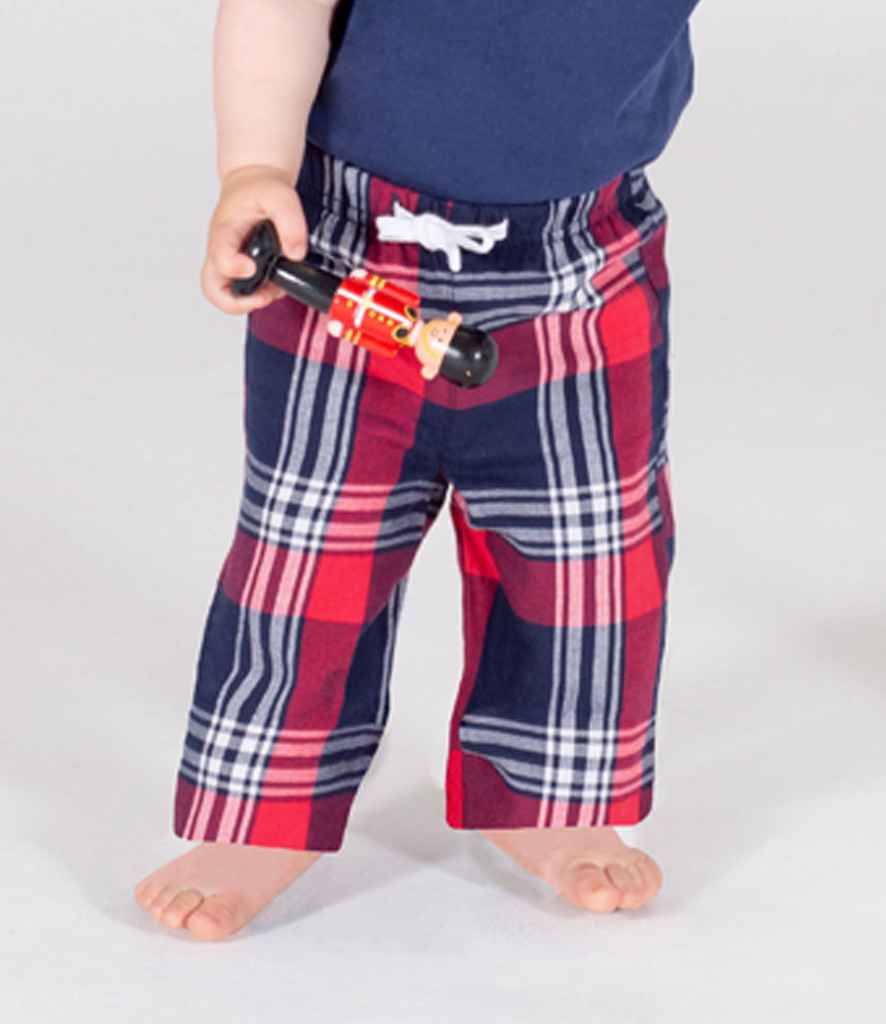 Red & Navy Tartan Pyjama Bottoms | Kids & Baby