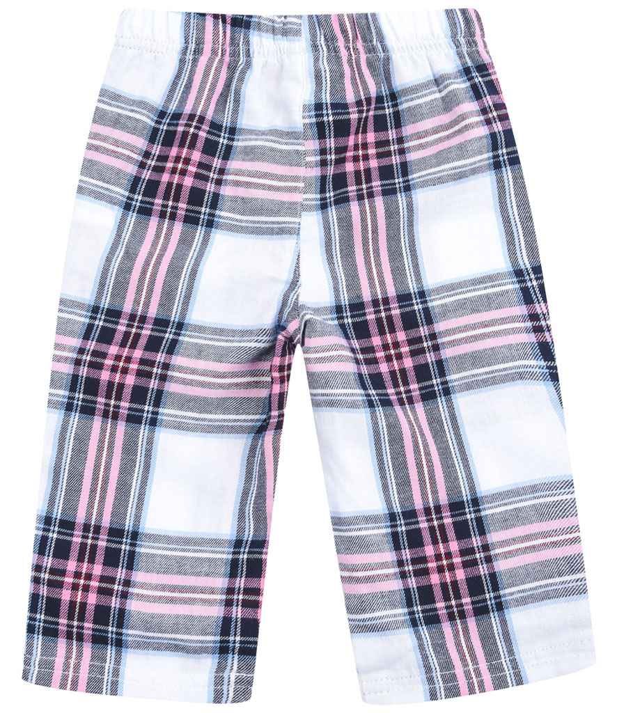 Pink & White Tartan Pyjama Bottoms | Kids & Baby