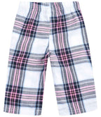 Pink & White Tartan Pyjama Bottoms | Kids & Baby